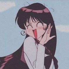 Sailor Moon 90s Anime, Rei Hino Pfp, Sailor Mars Fanart, Rei Sailor Moon, Sailor Mars Icon, Sailor Mars Pfp, Sailor Mars Aesthetic, Sailor Mar