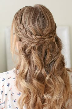 Wrapped Braids, Missy Sue, Ponytail Ideas, Prom Hair Down, Braided Prom Hair, Homecoming Hair