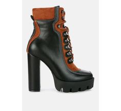 in stock Women Heel Boots, Rugged Look, Biker Boots, Lace Up Heels, Moto Boots, Black Booties, Pull Tab, Black Tan, Womens Heels