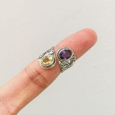 "Important : PLEASE ENTER YOUR PHONE NUMBER IN THE \"NOTE TO SELLER\" SECTION DURING CHECKOUT, SO THAT THE DELIVERY CAN BE HASSLE FREE. Stone : Amethyst Metal : 925 Sterling Silver Stone Size : Varies(According to the ring size) Shape : Oval Ships Worldwide from India 925 stamped Handmade Item ABOUT Ruby ♥ Increases nobility ♥ Spiritual awareness ♥ Psychic abilities ♥ Inner peace and healing ♥ Healing of body, mind & soul ♥ Positive transformation ♥ Meditation ♥ Balance ♥ Relieves stress ♥ C Sterling Silver Crystal Ring With Gemstone Accents, Sterling Silver Open Crystal Ring With Gemstone Accents, Sterling Silver Open Ring With Gemstone Accents, Adjustable Amethyst Ring With Gemstone Accents, Adjustable Citrine Gemstone Rings, Adjustable Sterling Silver Topaz Ring With Accent Stones, Adjustable Sterling Silver Multi-stone Rings, Adjustable Multi-stone Sterling Silver Rings, Silver Multi-stone Citrine Rings