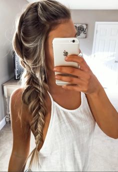 ↠{@AlinaTomasevic}↞ :Pinterest <3 | ☽☼☾ love life ☽☼☾ | x Gorgeous Braids, Cool Braid Hairstyles, Braids For Long Hair, Hair Envy, Nail Arts, Love Hair, Gorgeous Hair