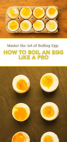 how to boil an egg like a pro