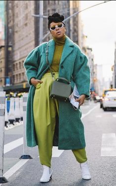 Green Inspo, Look Plus Size, Moda Plus, Inspiration Mode, Mode Vintage, Colourful Outfits, Look Plus