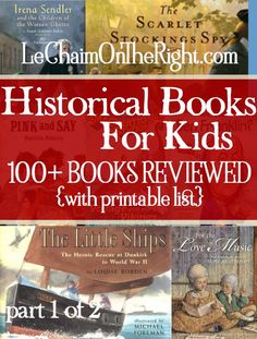 historical books for kids to read with printable list, part 1 and 2 from the little ships series