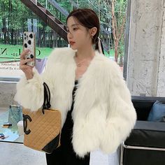 40544509460562|40544509493330|40544509526098|40544509558866 White Fluffy Elegant Fur Coat, Elegant White Fluffy Fur Coat, Faux Fur Trim Coat For Wedding, Winter Wedding Fur Coat With Faux Fur Trim, Faux Fur Outerwear For Winter Wedding, White Faux Fur Outerwear For Party, Winter Wedding Faux Fur Outerwear, White Faux Fur Party Outerwear, Bridal Bolero Jacket