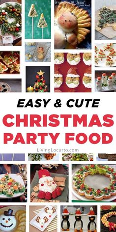 easy and cute christmas party food