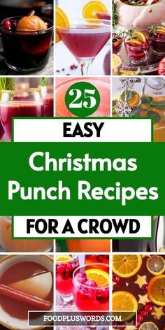 25 easy christmas punch recipes for a crowd