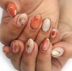 Quilt Nails Designs, College Nails, Sun Nails, Boho Nails, Hippie Nails, Cute Simple Nails, Subtle Nails, Dip Nails, Minimal Nails