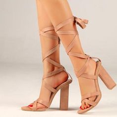 New style strap round toe thick high-heeled sandals cross-border foreign trade large size women's shoes from Mileg