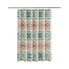 Bring Pendleton� personality into your bathroom with the Pendleton Pagosa Springs Shower Curtain. Made from an easy-care cotton-polyester blend, this Pendleton shower curtain combines stylish design and quality to last. 72"L x 72"W. Cotton/polyester blend. Machine wash. Imported. Manufacturer model #: 33417.  Cotton/polyester blend;   Unique style;   Durable, easy-care fabric; Toddler Cowboy Hat, Southwestern Curtains, Girls Western Wear, Belt Buckle Jewelry, Mens Western Wear, Felt Fashion, Pagosa Springs, Cotton Shower Curtain, Spring Shower