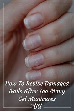 Eggshell Nails, Nail Remedies, Nails After Acrylics, Broken Nails, Nail Repair