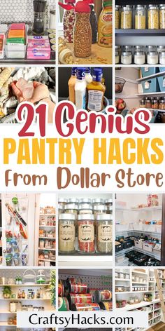 the top ten genius pantry hacks from dollar store