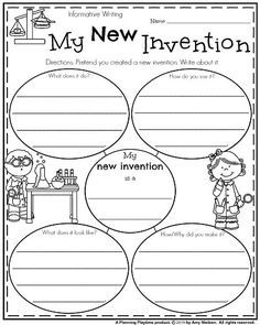 the new invention worksheet for students