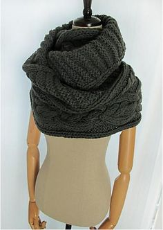 Ravelry: Keiko - infinity scarf, snood, cowl, bulky, chunky pattern by Mary Davids Knitting Cowl Patterns, Knitting Cowl, Cowl Patterns, Infinity Cowl, Infinity Scarf Pattern, Cowl Pattern, Creation Couture, Knit Cowl