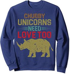 Funny Chubby Unicorns Need Love Too Sweatshirt : Amazon.co.uk: Clothing Fashion Item, 30 Day