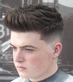 Mid Fade Quiff Haircut Men, Mid Fade Quiff, Quiff Mid Fade, Hair Types Men, Short Quiff, Quiff Haircut, Haircut Selfie, Photo Hijab