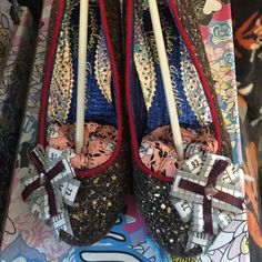 Brand New Never Worn Box Included Bought Before 2015 Marked Up Size 37 Fairy Heels, Irregular Choice Heels, White Heels Wedding, Pink Sweets, Sequin Heels, Floral Pumps, Grey Pumps, Irregular Choice Shoes, Lucite Heels