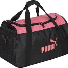 Removable/Adjustable Shoulder Strap Side Zip Pockets Front Zip Pocket Shoe Compartment Casual Pink Gym Bag, Casual Pink Duffle Bag For Gym, Casual Pink Gym Bag For Daily Use, Pink Casual Duffle Bag For Outdoor Activities, Casual Pink Gym Bag For Sports, Functional Pink Bag For Outdoor Activities, Sporty Pink Rectangular Bag, Pink Bag With Adjustable Strap For Outdoor Activities, Casual Pink Duffle Bag With Adjustable Strap