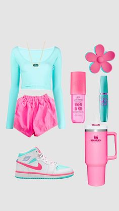 #blue #pink #fitinspo Preppy Aesthetics, Preppy Outfits For School, Preppy Things, Preppy Inspiration, Outfits Preppy, Cute Clothing Stores, Lululemon Outfits, Preppy Summer Outfits