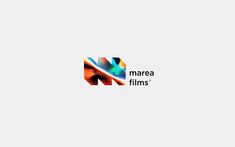 the logo for marea films, which is designed to look like an abstract painting