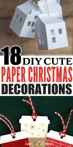 If you’ve been wondering how to make Christmas decorations at home, starting out with easy paper Christmas decorations is a great way to go! Here are 18 super cute and easy Christmas paper decoration ideas whether you’re looking for easy paper ornaments, cutouts, garlands, wall art, trees, tags and more. These make for perfect paper Christmas decorations you can use for years! Cricut Paper Christmas Ornaments Diy, Paper Christmas Ornaments Cricut, Christmas Crafts With Cardstock, Christmas Paper Crafts For Adults, Christmas Craft Paper Ideas, Paper Christmas Table Decorations, Scrapbook Paper Christmas Crafts, Christmas Paper Crafts To Sell, How To Make Paper Ornaments