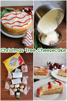 This festive cheesecake has Little Debbie Christmas Tree Cakes baked right inside. It is so much fun and tastes amazing. This is the must make cheesecake of the holiday season! It is going to be your favorite Christmas dessert.