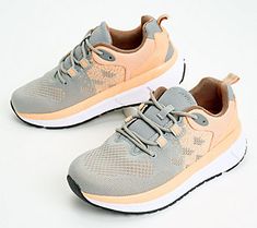 Providing supportive style for your active lifestyle, these breathable mesh sneakers are ready for everything from neighborhood strolls to high-impact workouts. From Propet. Mesh Sneakers, Walking Sneakers, Active Lifestyle, Lace Knitting, Sneakers Fashion, Fashion Shoes, The Neighbourhood, Walking, Lace Up