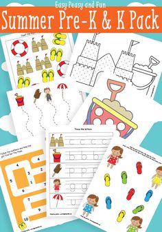 four different printable worksheets for children to practice letter sounds