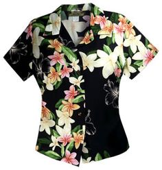 pebble hawaiian lady blouse