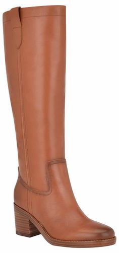 PRICES MAY VARY. Elevate your wardrobe this season in the Nine West Hecee boots. This tall boot features a round shaped toe and stacked mid block heel that will keep you going all day and night in this classic silhouette. These dress boots are sure to impress! Round Toe Pull on Closure Imported 2.17" Heel Height Cognac Riding Boots Outfit, Knee High Boots Women, Boots With Jeans 2024, Boots Winter 2024, Fall Outfits With Tall Boots, Fall Boots 2024 Trends, Fall Tall Boots Outfit, 2024 Boot Trends Women, Fall 2024 Boots