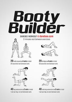 DAREBEE Workouts Amazing Workouts, Fitness Studio Training, Glute Workouts, Fitness Hacks, Full Body Workouts, Muscle Abs, Trening Fitness