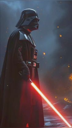 Darth Vader Pictures, Vader Art, Darth Vader Art, Star Wars Painting, Star Wars Background, Star Wars Sith, Dark Side Star Wars, Vader Star Wars