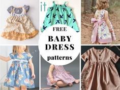 15+ Free Baby Dress Patterns Anyone Can Make Infant Dress Pattern Free Newborns, Infant Dresses Summer, Free Baby Dress Patterns 3-6 Month, Newborn Clothes Patterns Free, Baby Dress Sewing Patterns Free, Baby Dress Free Pattern Sewing, Free Newborn Dress Pattern, Newborn Dress Pattern Free Sewing, Baby Dress Sewing Pattern Free