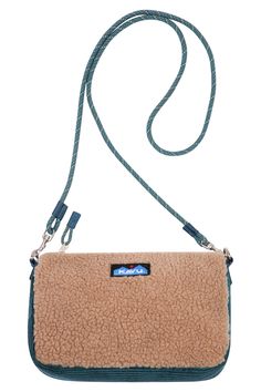 The So Snuggy is so snuggy, you'll never want to stop wearing it. Remixing Sherpa fleece and corduroy, this one of a kind cross body bag with zip closure keeps your goodies secure, and basically gives you a bag that can also function as a cuddle buddy. Cross body bag, fixed rope shoulder strap that can detach with metal spring hook hardware, main compartment with zip closure and rope loop zip pull, internal zip pocket. Fabric: 18oz 85% polyester 15% acrylic Sherpa fleece and 9oz 100% 6 wale cott Rope Sandals, Women's Headwear, Cuddle Buddy, Quality Handbags, Rope Bag, Hobo Handbags, Mini Purse, Womens Crossbody Bag, Tote Backpack