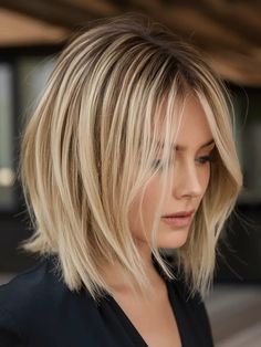 22 Choppy Bob Haircuts 2025 Ideas for Women – From Long to Shoulder Length, Perfect for Fine or Thick Hair Bob Haircut Fine Hair Round Face, Choppy Bob Haircuts With Bangs, Long Stacked Bob Haircut, Bob With Fringe Fine Hair, Medium Choppy Bob, Chin Length Bobs, Bangs And Fringe, Haircuts 2025, Short Choppy Bobs