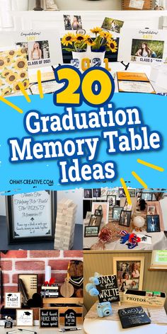 the top 20 graduation memory table ideas