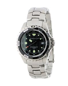 OWNED Momentum M1 Steel 1M-DV00B0-AC. Rock Solid, Stainless Steel Band, Casio Watch, Black Watch, Stainless Steel, Band