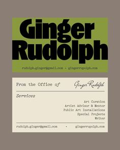 the front cover of ginger rudolph's book, from the office to the art auction