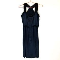 Nwt Yves Saint Laurent Rive Gauche Sleeveless Knee Length Dress. Size L. 100% Silk. Hand Wash Cold. Approx. Measurements: 18" Armpit To Armpit Flat. 41" Length. Elegant Sleeveless Lined Halter Dress, Sleeveless Lined Midi Dress For Evening, Black Sleeveless Silk Mini Dress, Black Silk Sleeveless Mini Dress, Chic Sleeveless Halter Evening Dress, Chic Black Sleeveless Silk Dress, Black Silk Sleeveless Summer Dress, Fitted Silk Sleeveless Halter Dress, Chic Silk Sleeveless Evening Dress