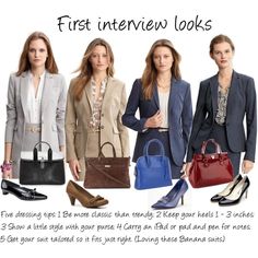 Interview Dresses Women, Tailored Button-up Blazer For Career, Elegant V-neck Business Casual Suits, Classic V-neck Blazer For Business Casual, Classic Button-up Blazer For Career, Classic Button-up Career Blazer, Interview Outfit Winter, What To Wear To An Interview, Interview Suits