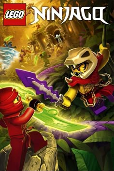 the lego ninjas game is shown in this image