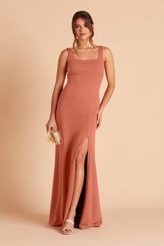 Alex Crepe Bridesmaid Dress in Terracotta | Birdy Grey Copper Bridesmaid Dresses, Terracotta Bridesmaid, Mulberry Bridesmaid Dresses, Taupe Bridesmaid, Modern Bridesmaid Dresses, Mauve Bridesmaid, Mauve Bridesmaid Dress, Taupe Bridesmaid Dresses, Bridesmaid Dress Chiffon