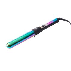 Tru Beauty 1.25" Rainbow Titanium Curling Wand - Walmart.com - Walmart.com Large Hair Rollers, Best Facial Hair Removal, Curling Wand Set, Best Electric Shaver, Lasting Curls, Travel Hair Dryer, Ceramic Hair Straightener, Heat Resistant Gloves, Long Lasting Curls