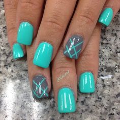 Instagram media by dndang #nail #nails #nailart Gel Nail Design Inspiration, Trendy Gel Nails Square, Dip Nail Ideas Vacation, Teal Easter Nails, Short Nail Designs For Spring, Gel Nail Designs For Spring 2023, Springtime Nail Designs, Edgy Elegant Nails, Short Square Acrylic Nails Designs Spring