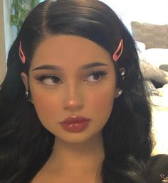 Smink Inspiration, Soft Makeup, School Looks, Grunge Hair, Girls Makeup