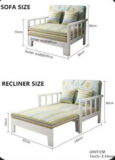 the size and width of a bed frame with two pillows on top of each side