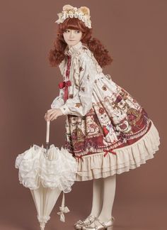 ❤Ribbon Ruffle Alice's Tea Room Lolita Dress❤ Join Fashion, Frills And Ruffles, Bear Outfits, Dress Design Sketches, Lolita Dress, Girly Outfits, Art Clothes, Tea Room, Lolita Fashion