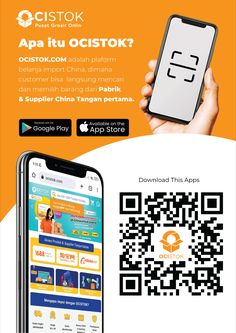 an advertisement for a mobile app with qr code and qr code on the screen