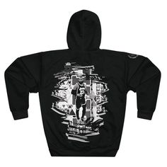 Game Time James BLK OVERSIZED HOODIE - Etsy Streetwear Fleece Hooded Jacket With Letter Print, Fleece Hooded Jacket With Letter Print For Streetwear, Black Hooded Jacket With Letter Print For Streetwear, Sporty Hooded Jacket With Graphic Print For Streetwear, Black Hoodie With Drawstring Hood For Fans, Black Sweatshirt With Drawstring Hood For Fan Apparel, Black Graphic Print Hooded Jacket, Fleece Sweatshirt For Streetwear Fan Apparel, Fall Fan Apparel Outerwear For Streetwear