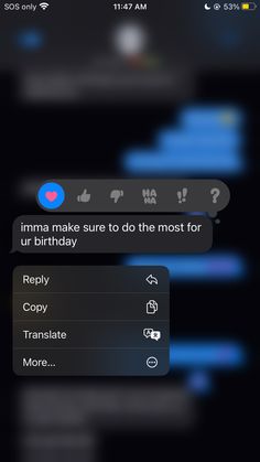 the text message is being displayed on an iphone's screenshote, and it appears